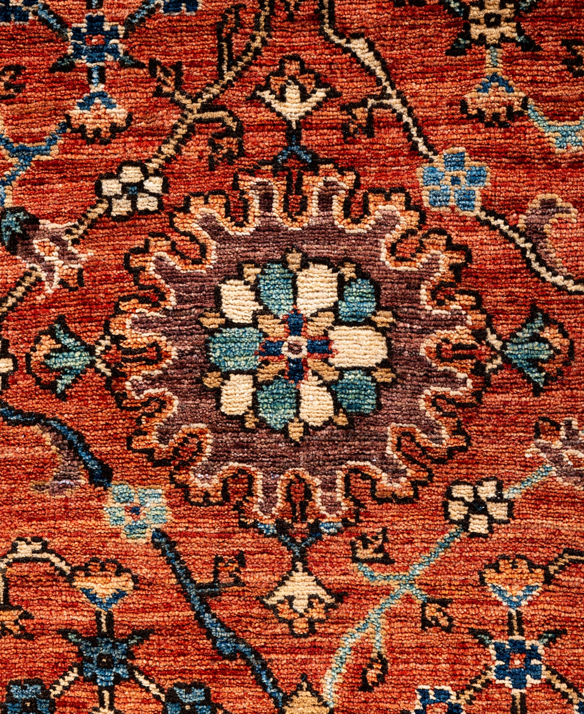 Adorn Hand Woven Rugs Serapi M1999 6'2"x8'8" Area Rug In Red