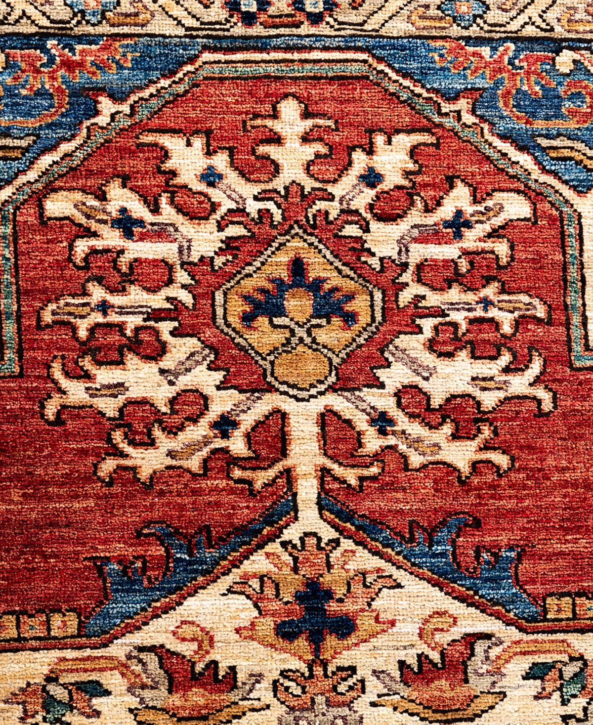 Adorn Hand Woven Rugs Serapi M1999 8'x9'11" Area Rug In Orange