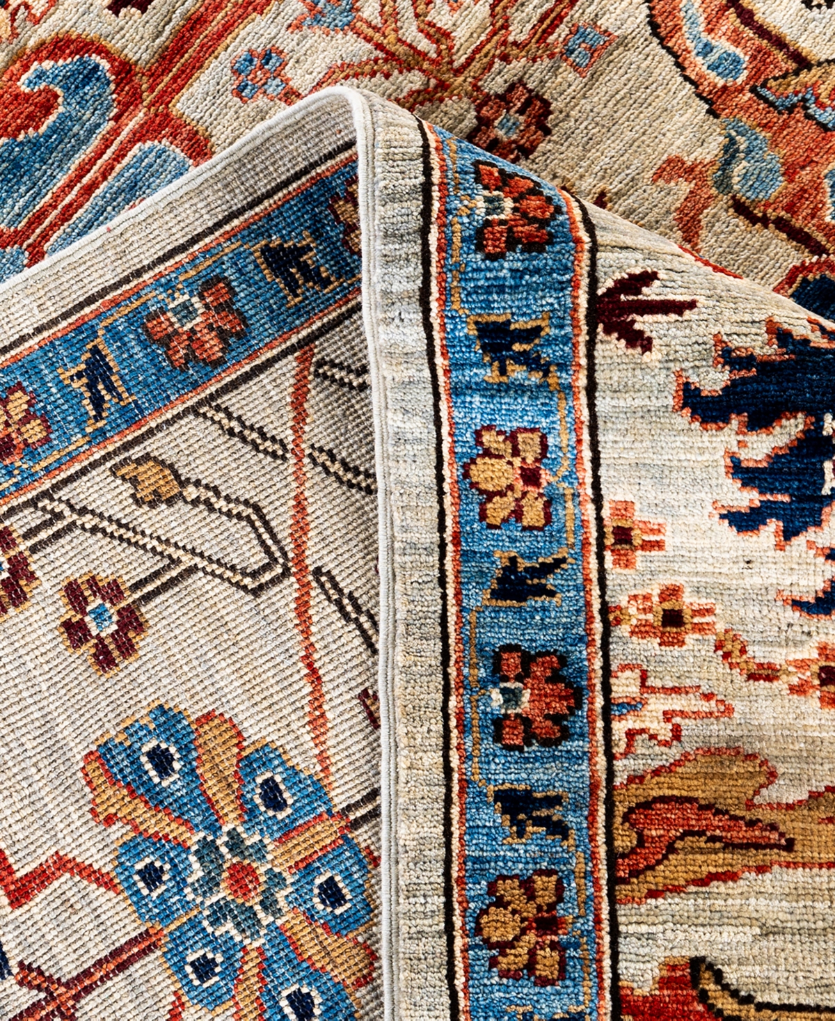 Adorn Hand Woven Rugs Serapi M1999 9'1"x11'11" Area Rug In Beige