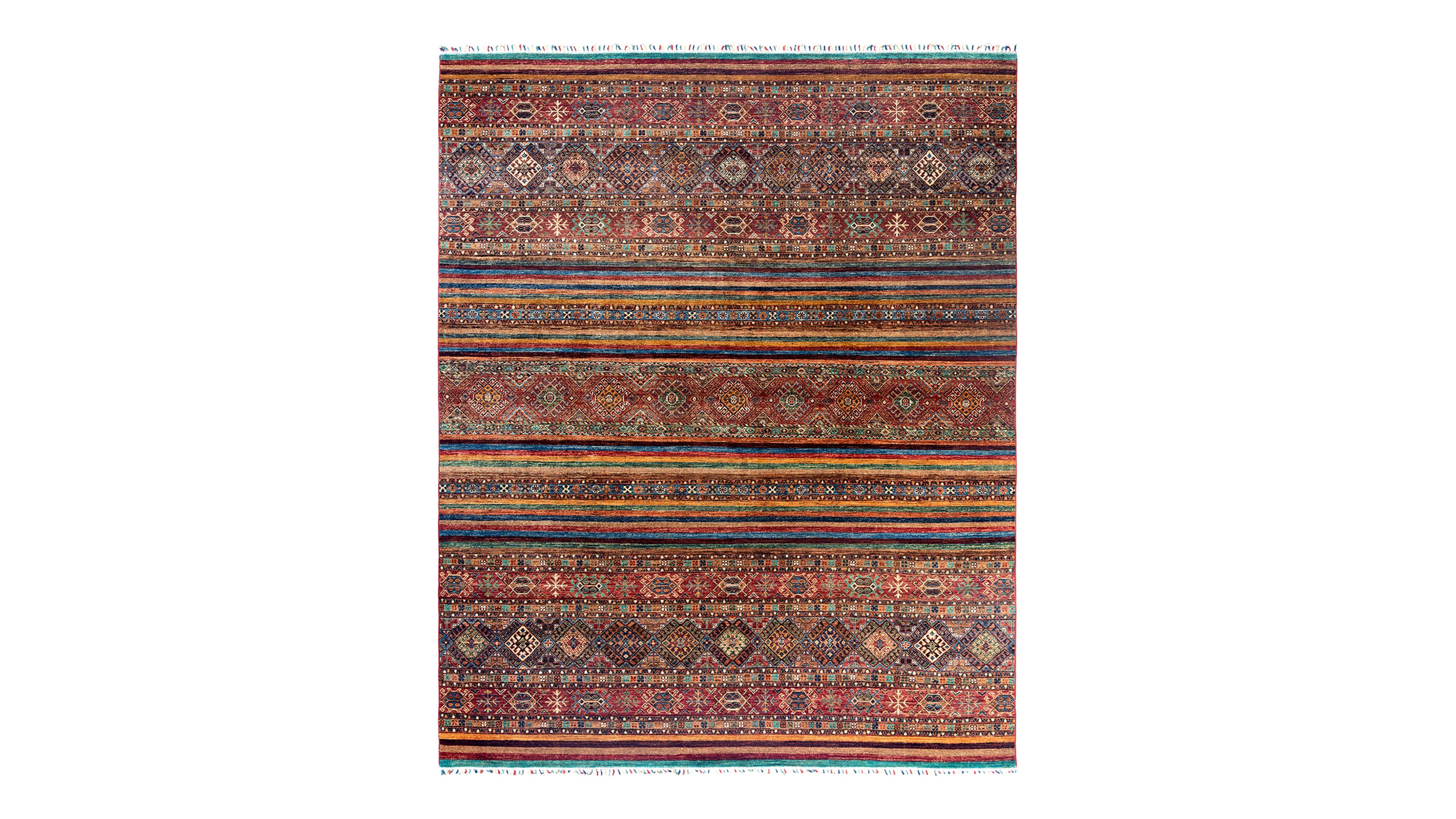 Adorn Hand Woven Rugs Tribal M1999 8'2"x10'3" Area Rug
