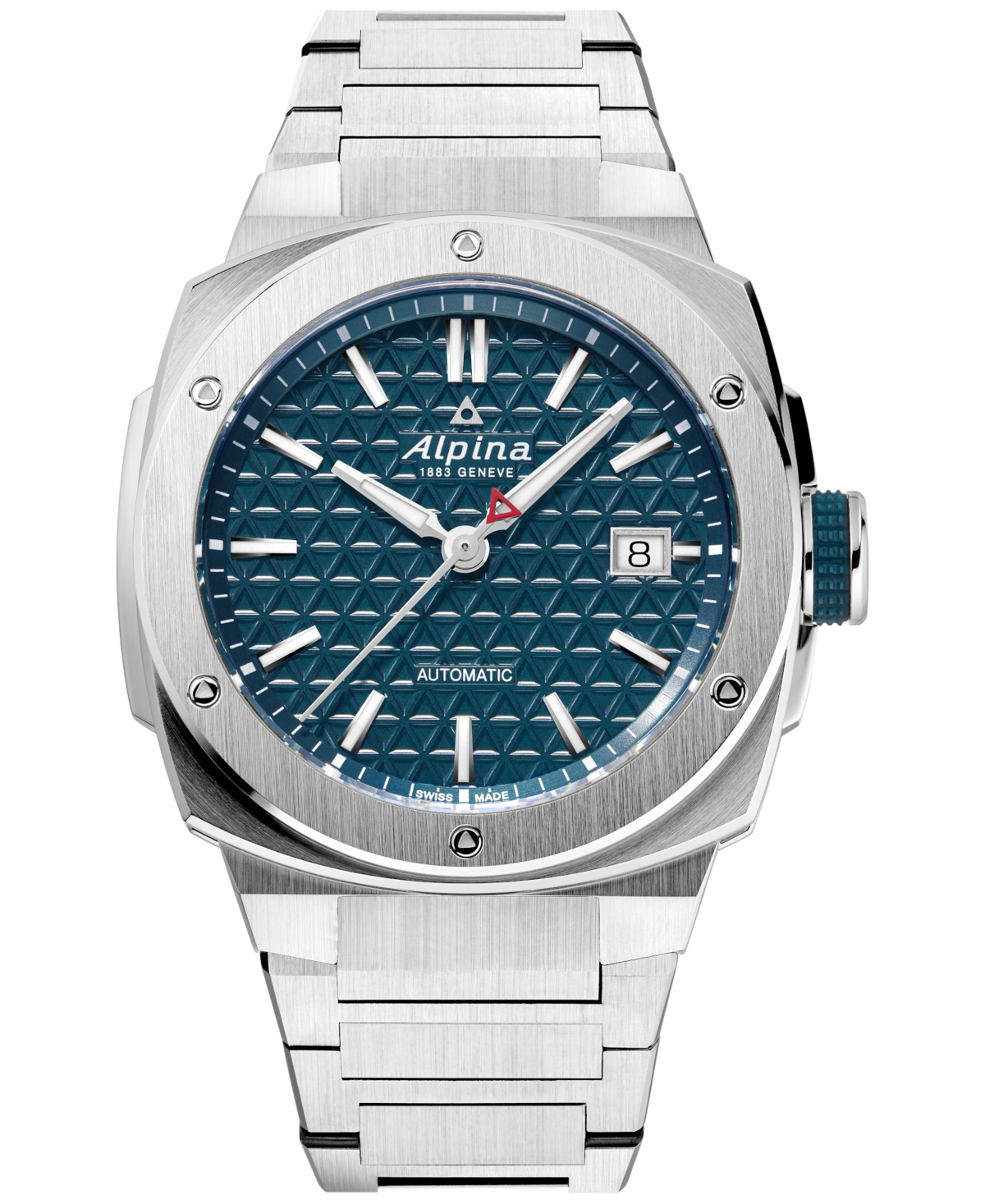 Shop Alpina Men's Swiss Automatic Alpiner Extreme Stainless Steel Bracelet Watch 39mm In Silver-tone
