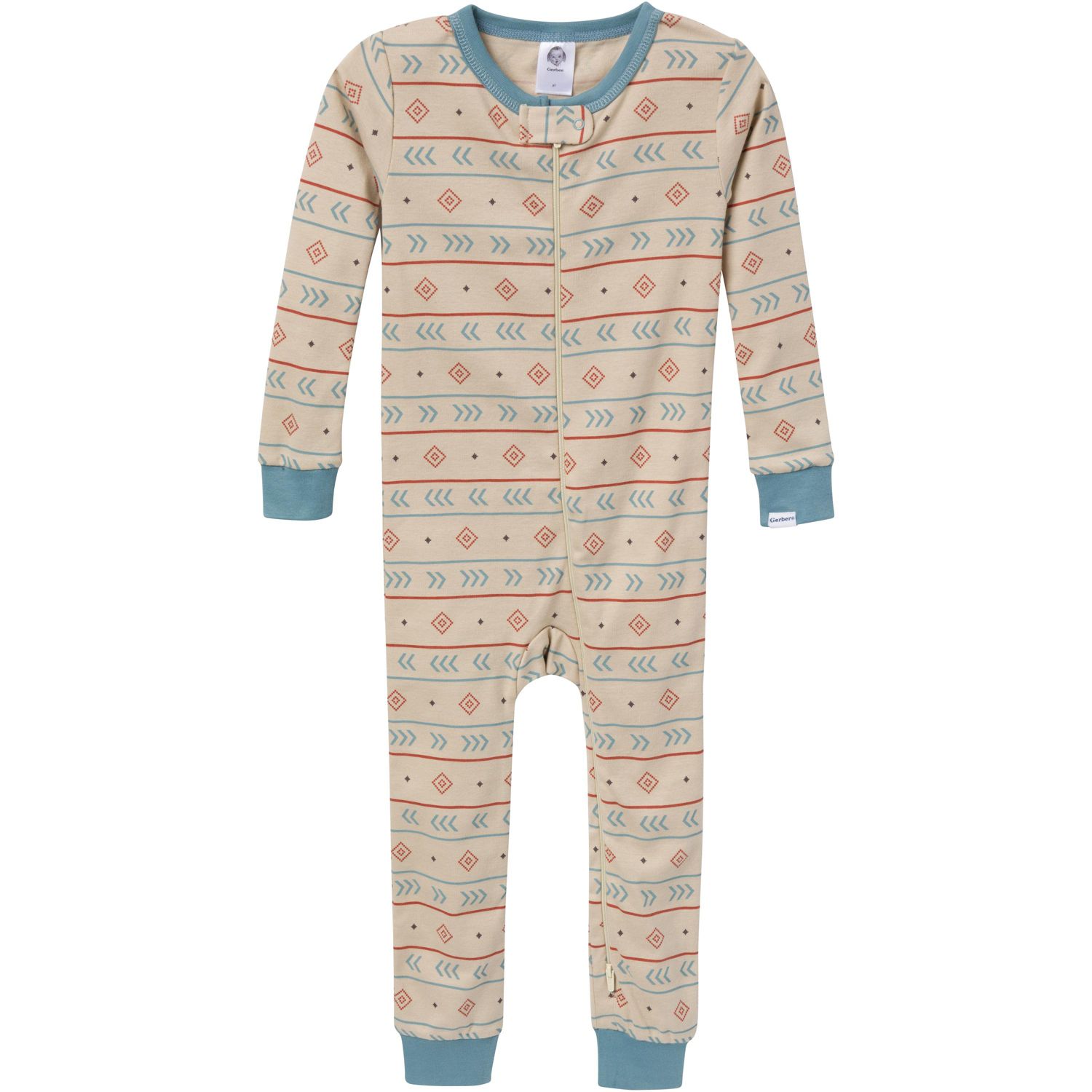 Baby Girls Snug Fit Footless Pajamas, 3-Pack, Moose and Trees