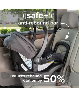 Quantum 4 3-in-1 Travel System with LiteClik30 R SafePlus Infant Car Seat and Base, Gray Slate