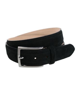 Men's Armando Italian Suede 35mm Feathered Edge Belt