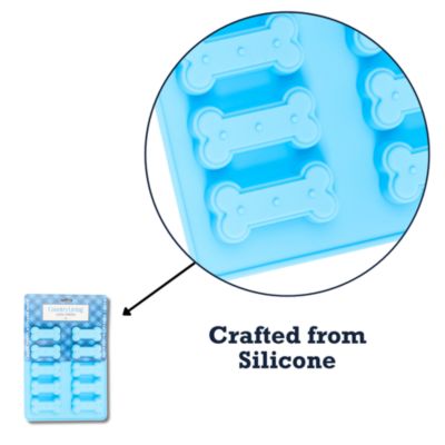 Bone-Shaped Silicone Baking Tray (10-Cavity Mold) – for Dog Treats