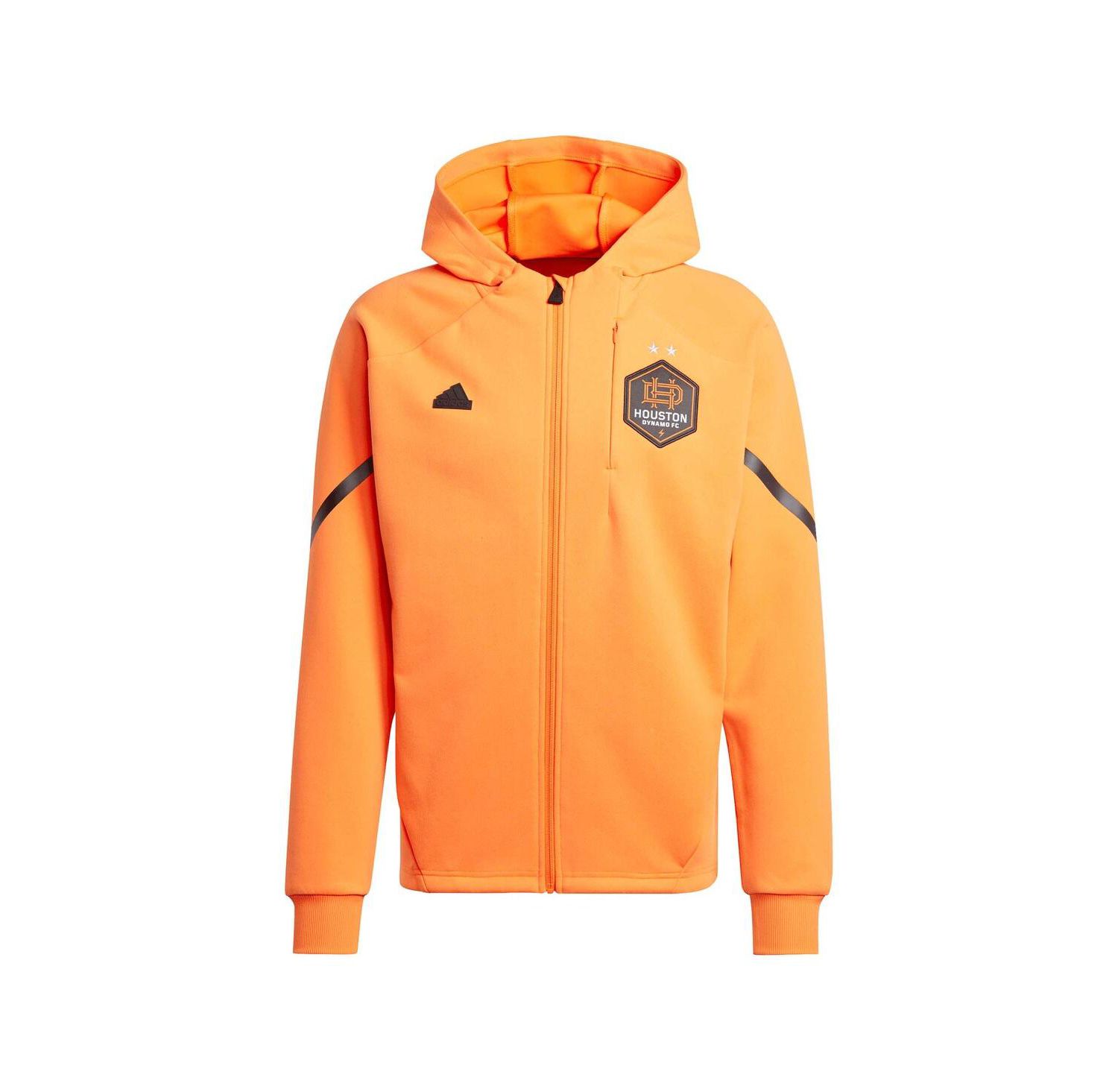 Men's Orange Houston Dynamo FC 2024 Anthem Travel Raglan Sleeve Full-Zip Jacket