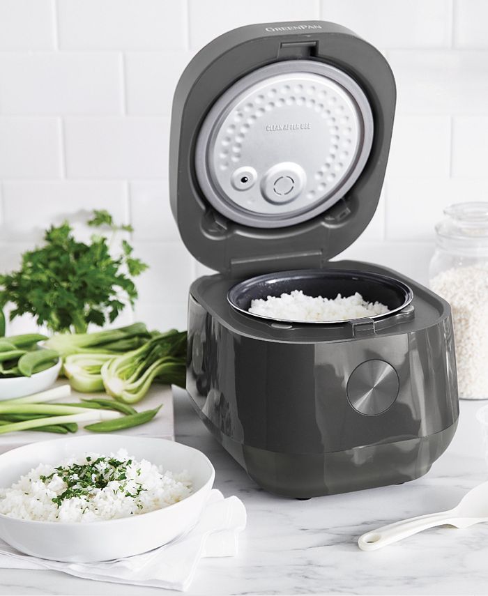 GreenPan 8-Cup Bistro Carb-Reducing Rice Cooker - Black - No Size