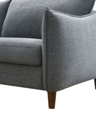 66" Lacy Chenille Slope Arm 2-Seater Loveseat