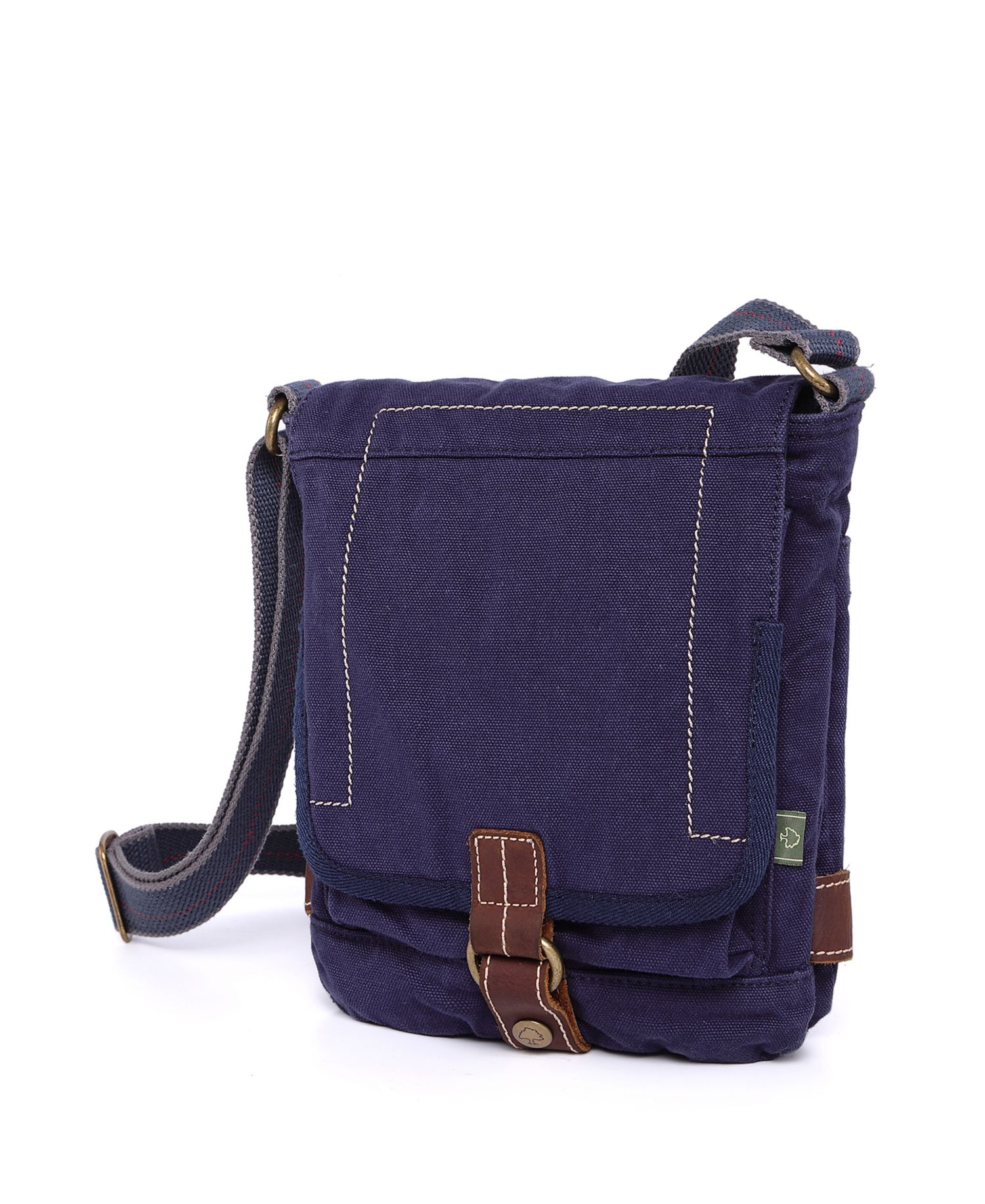 Atona Classic Flap Canvas Crossbody Bag