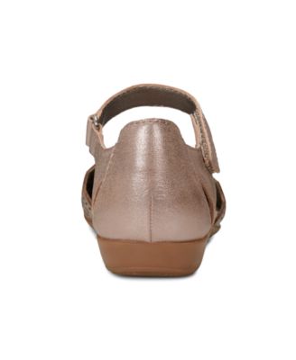 Women's Bronnie Perforated Two-Piece Flat Sandals