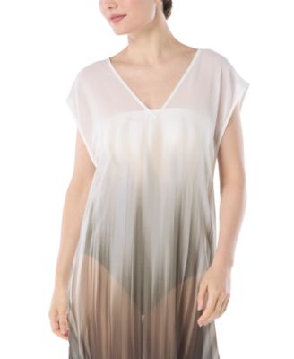 Women's V-Neck Maxi Dress Swim Cover-Up