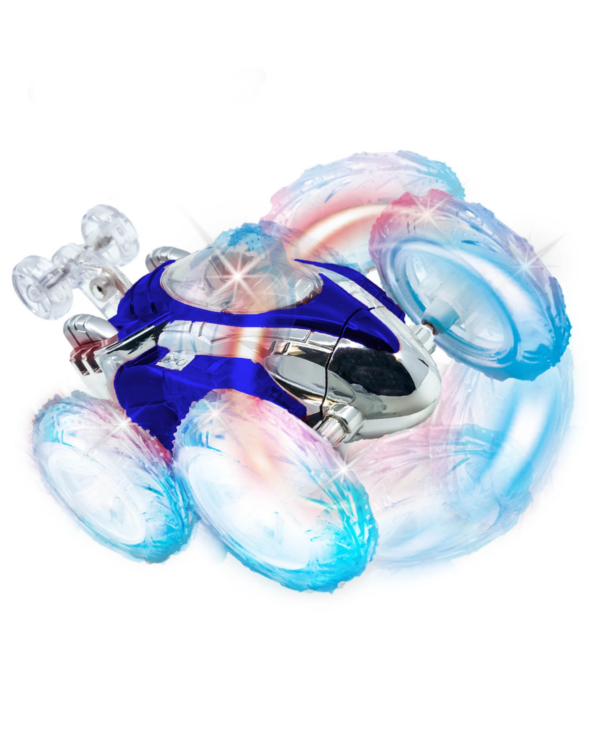 Flipo Flipster Chameleon Illuminated Remote Control Stunt Car In Blue