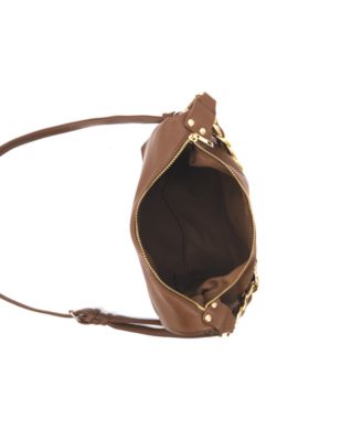 Penelope Braided Gold Chain Crossbody Bag