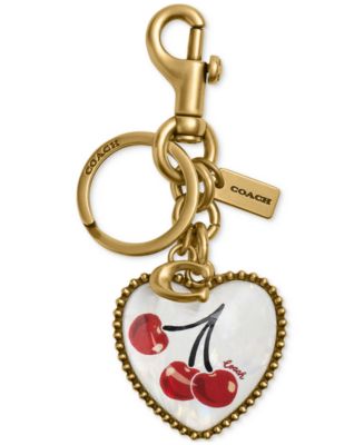 COACH Vintage Heart Cherry Bag Charm - Macy's