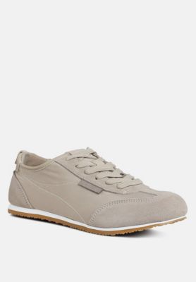 Womens Pattens Genuine Suede Leather Sneakers