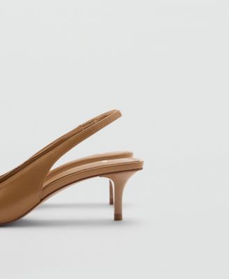 Women's Snake-Effect Kitten Shoes