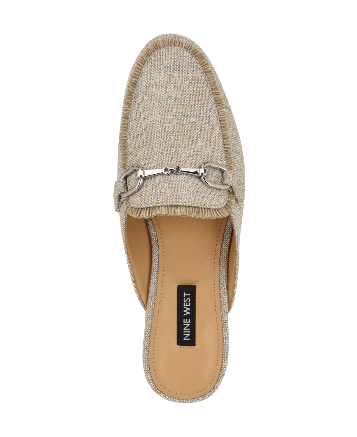 Nine West Women's Bivey Round Toe Casual Mules -Natural