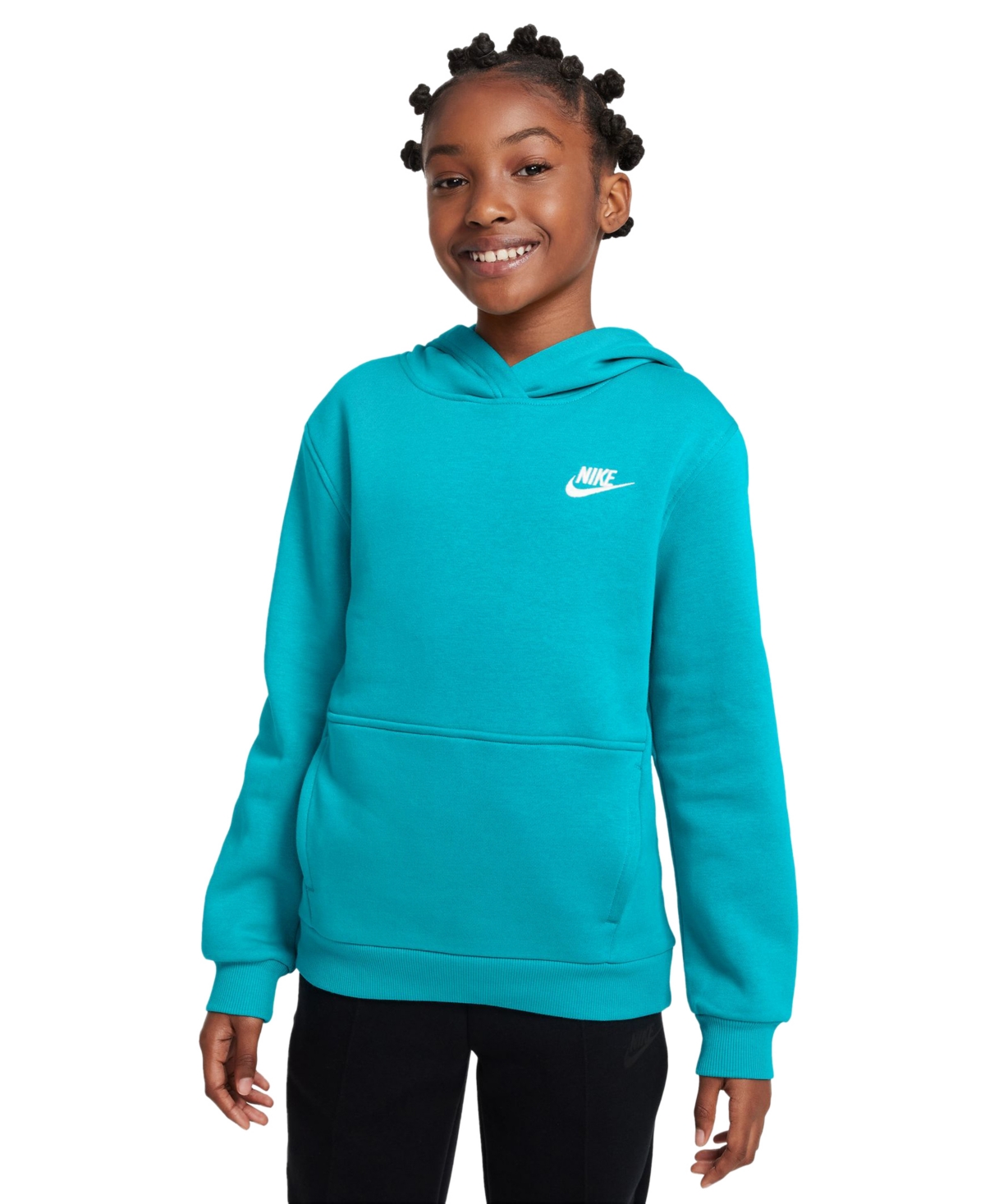 Nike Sportswear Big Kids Club Fleece Pullover Hoodie In Multi