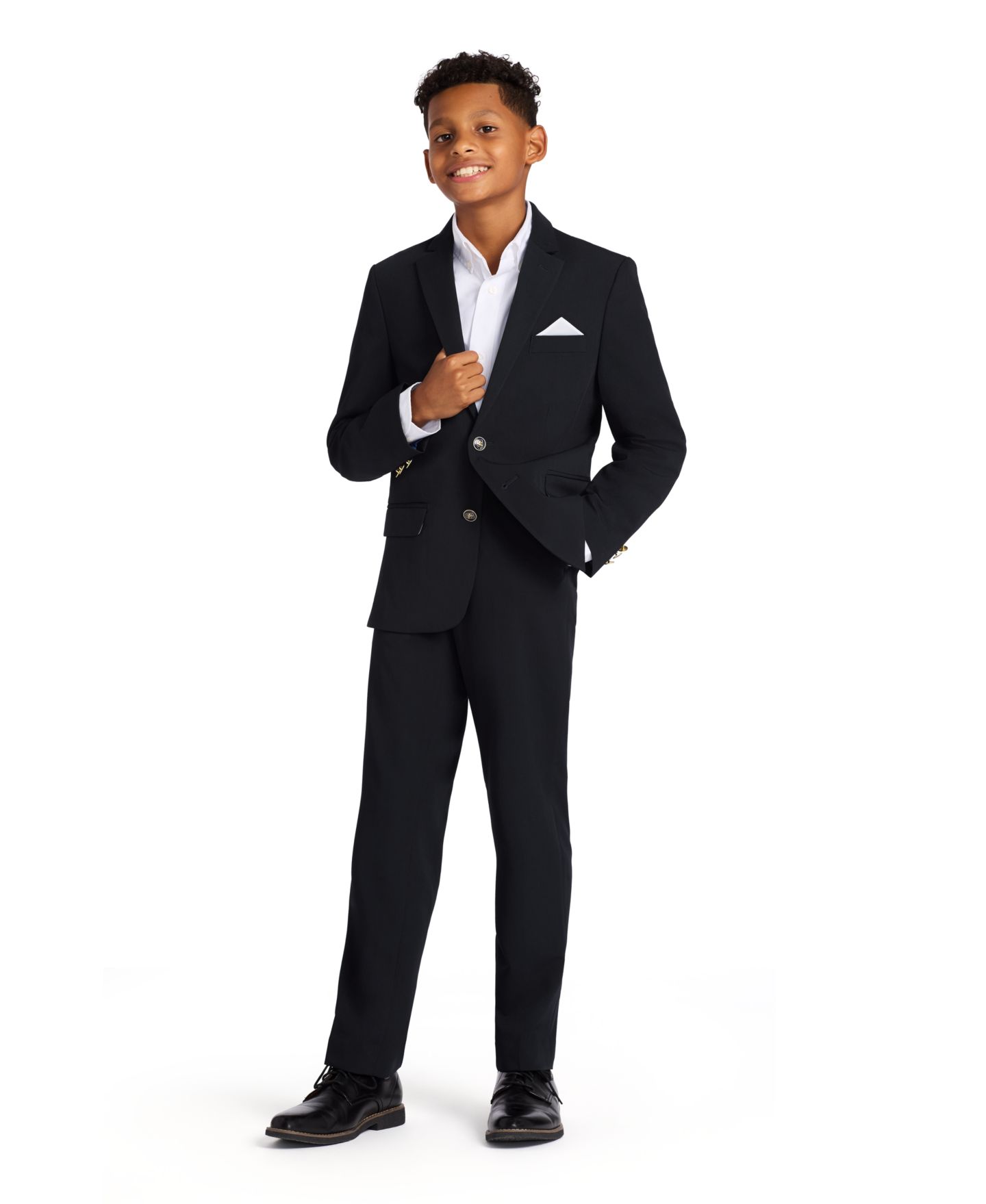 Пиджак Tommy Hilfiger Modern-Fit Alexander Bi-Stretch Blazer для мальчиков, цвет: Тёмно-синий — фото 9