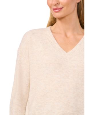 Women's Long Sleeve V-Neck Sweater