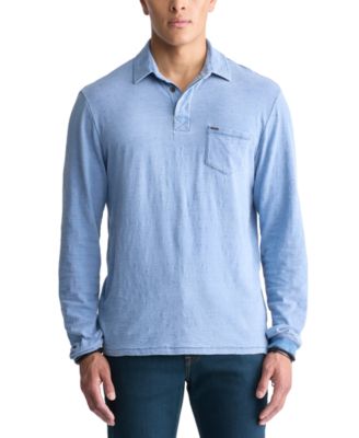 Buffalo David Bitton - Men's Kimmy Long-Sleeve Pocket Polo Shirt