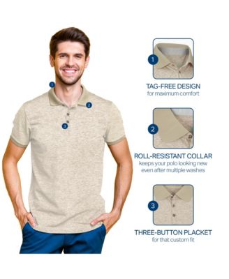 Big & Tall Performance Stretch Golf Polo Shirt