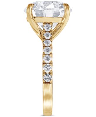 Badgley Mischka IGI Certified Lab Grown Diamond Engagement Ring (6 ct. t.w.) in 14k White, Yellow or Rose Gold