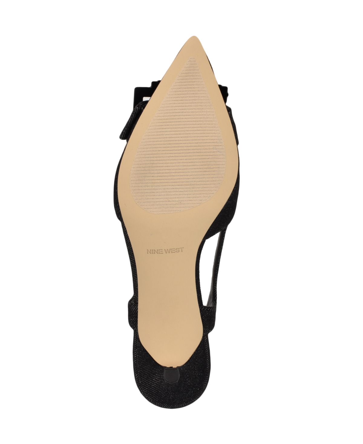 Shop Nine West Women's Neeri Pointy Toe Dress Pumps In Black Denim