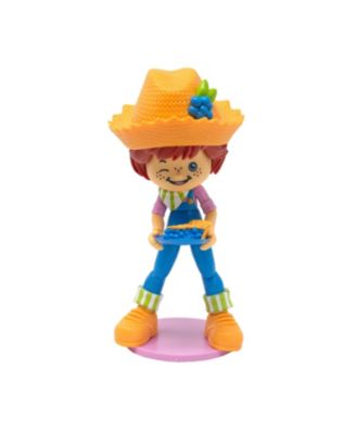 Boss Fight Studio Strawberry Shortcake Huckleberry Pie with Pupcake, Collectible Action Figure – Highly Articulated Fruity Scented Figurine with Accessories, Interchangeable Parts, and Stand – 1:12