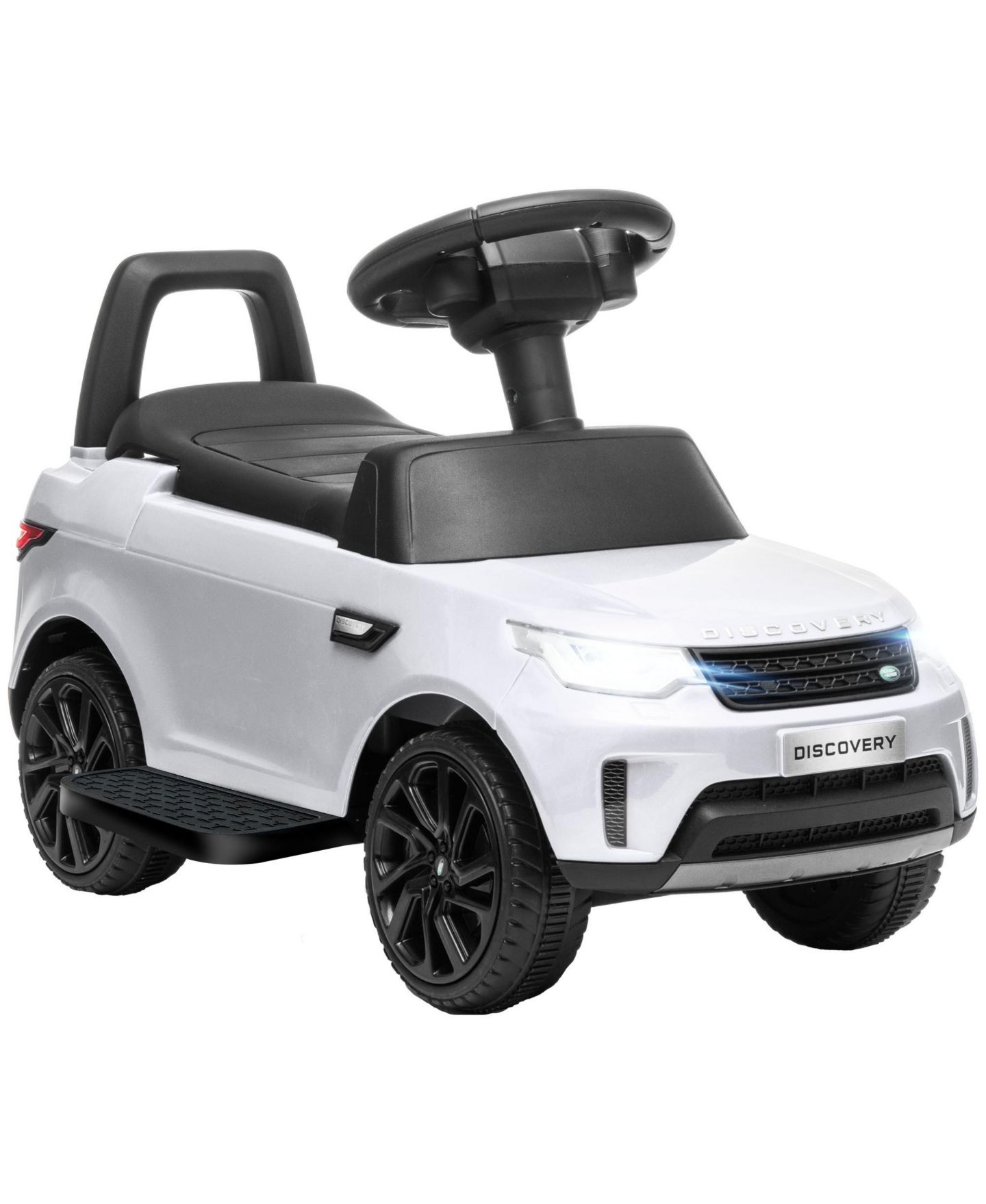 Детская игрушка Qaba 2 in 1 Land Rover Licensed 6V Ride-On Car, 51 lbs, Ages 18 months to 5 years, цвет: Белый — фото 1