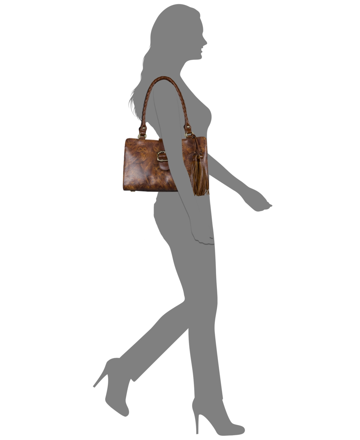 Patricia Nash Violina Leather Satchel