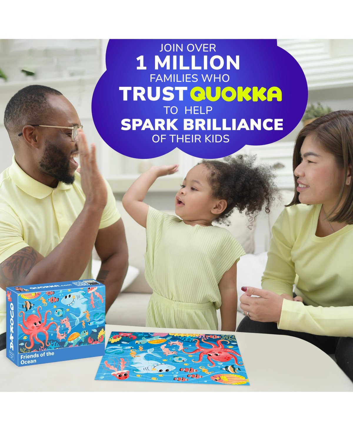 Quokka 30 Pieces Puzzles for Kids Ages 3-5 - Educational Toys