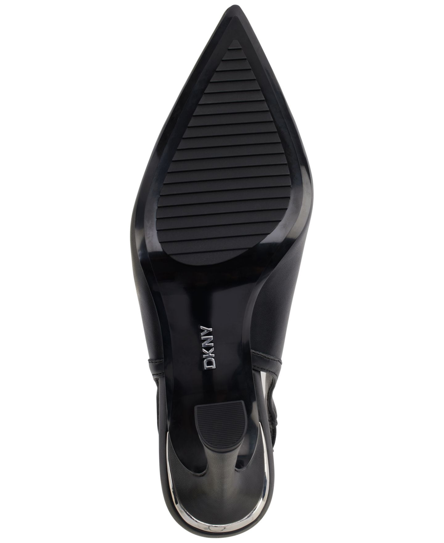 Женские туфли DKNY Cinette Slingback Pointed Toe Pumps, цвет: Чёрный — фото 5
