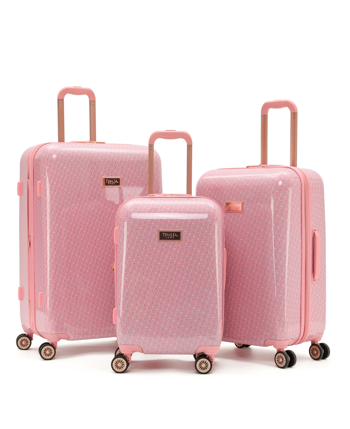 Thalia Sodi Signature 26" Expandable Luggage In Pink Signature