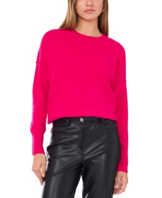 Women's Cozy Crewneck Long-Sleeve Extend-Shoulder Sweater
