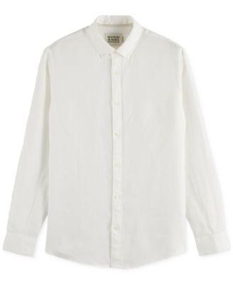 Men's Long Sleeve Linen Shirt 