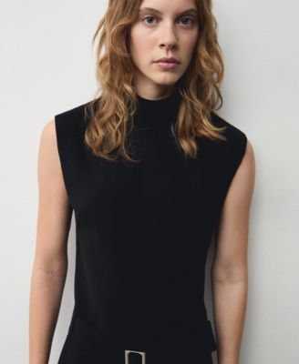 mango short belted dress Short belted dress