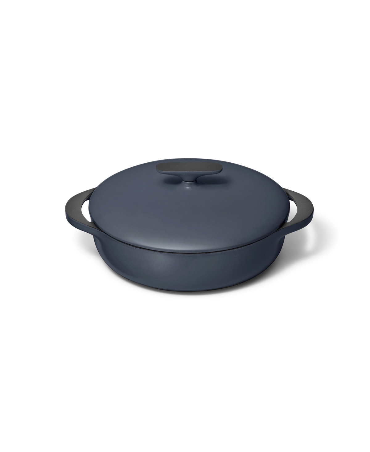 Caraway Cast Iron 3.5-quart Braiser With Domed Lid In Midnight Blue