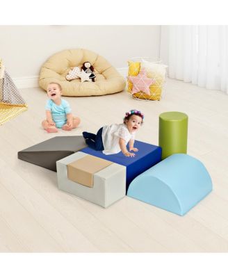 6 Piece Climb Crawl Play Set Indoor Baby Toddler