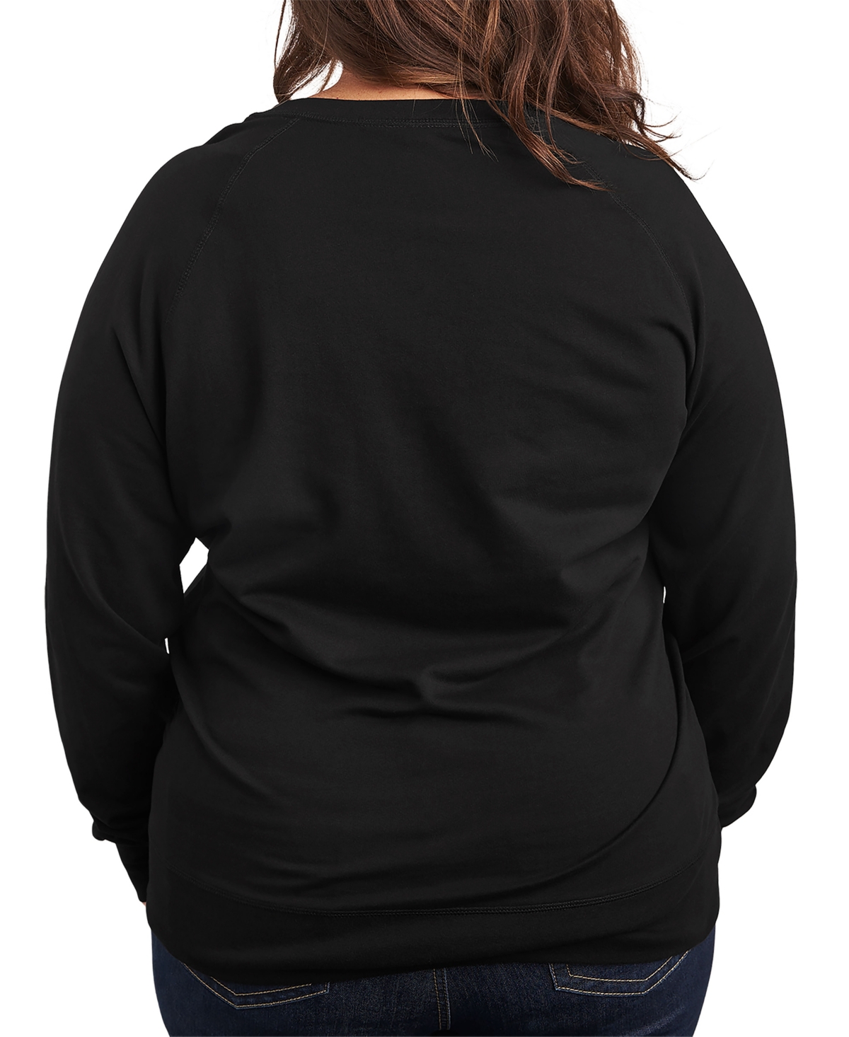 Hybrid Apparel Plus Size Disney Minnie Mouse Dots Graphic Pullover T-shirt In Black