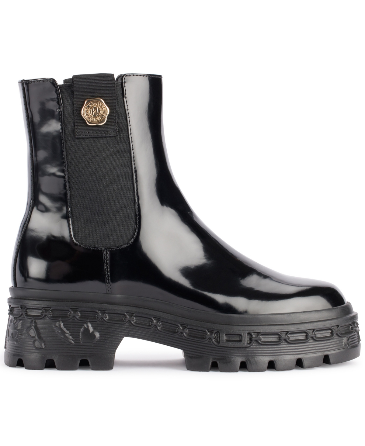 Karl Lagerfeld Paris Londyn Lug Sole Chelsea Boot In Black