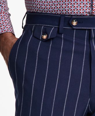 Men's Regular-Fit Pinstripe Suit Pants 