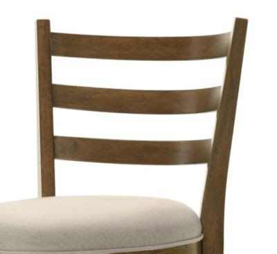 20.5" Walnut Back Counter Stool,Swivel Bar Chair with Upholstered Seat (1PK)-The Pop Home