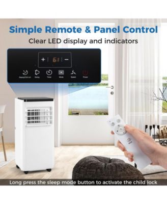 10000 BTU Portable Air Conditioner with Remote Control Cools up to 350 Sq.Ft