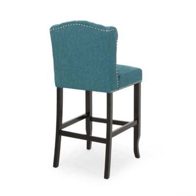 Set of 2,Fabric 31" Tufted Wingback Bar Stools,for Kitchen Island or Bar