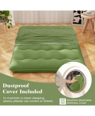 Floor Mattress with Washable Cover and Carry Bag-Full Size