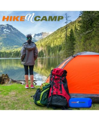 Ultralight Sleeping Pad with Carrying Bag, Compact & Lightweight, Blue