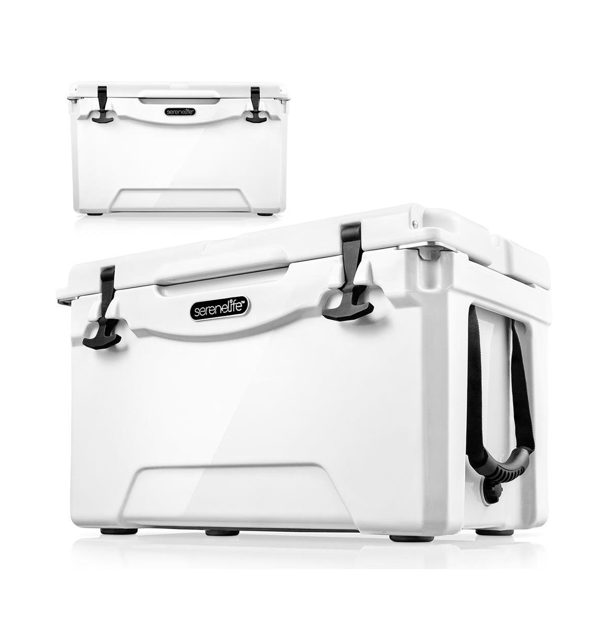 75-Quart Portable Cooler Box, Holds Up to 63 Cans (White) - White