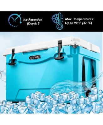 75-Quart Portable Cooler Box, Holds Up to 63 Cans