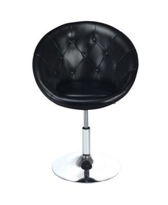 1 Piece Adjustable Modern Swivel Round Tufted